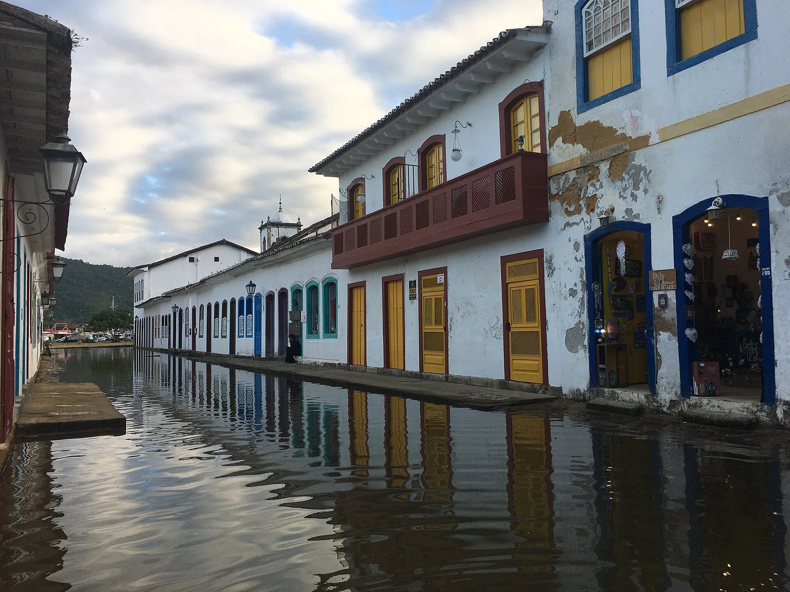 Doorways and lanterns: Paraty's nightlife happens at human scale, in rooms and squares rather than big venues.