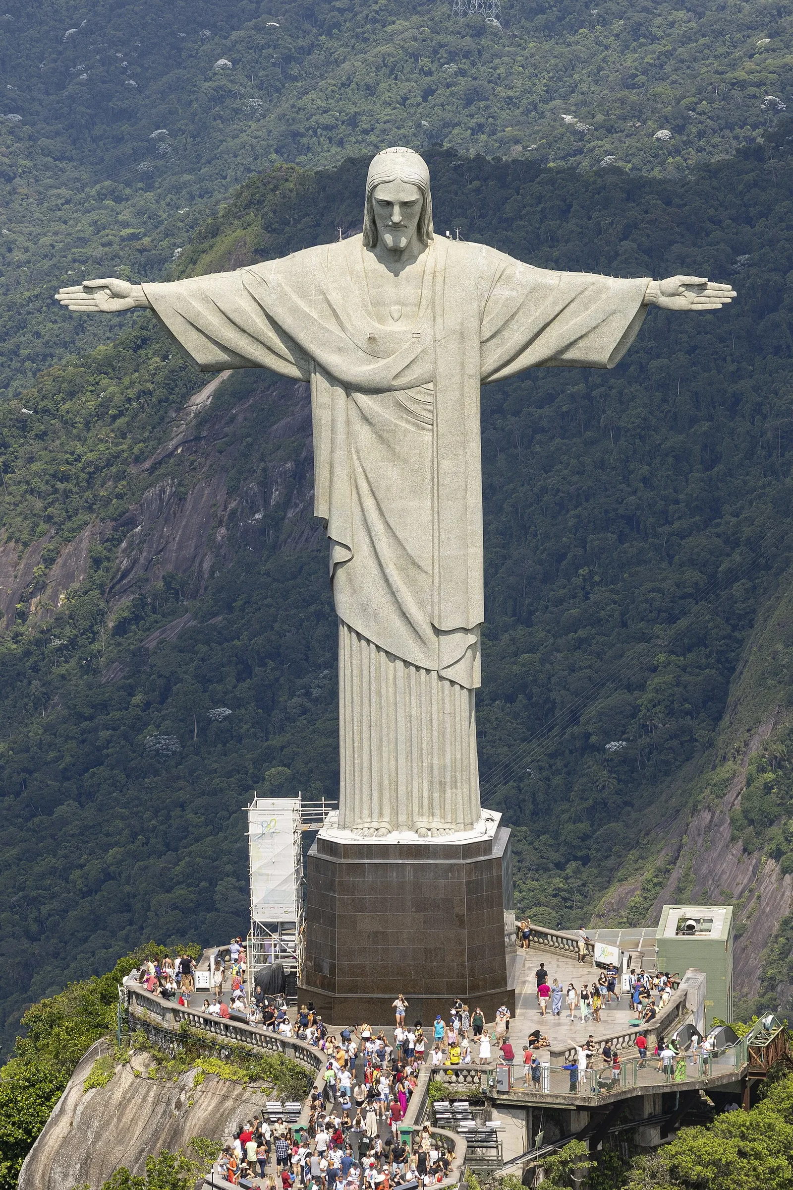 Christ the Redeemer above Rio: the southeast's dry winter, May to September, is the safe bet for clear days over the city.